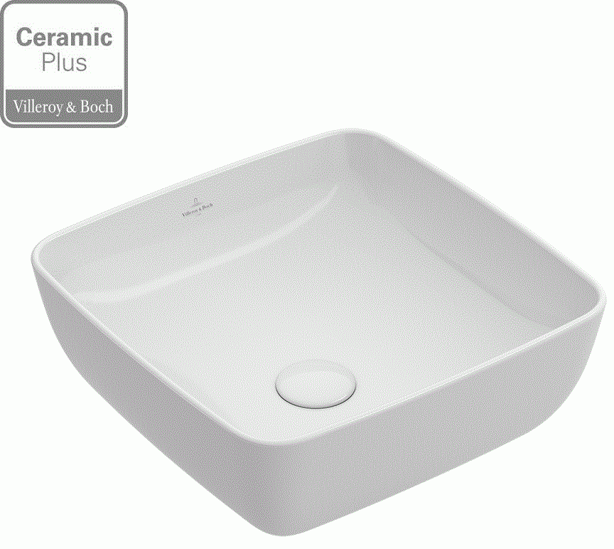 VILLEROY&BOCH Artis CeramicPlus umywalka nablatowa 41x41cm 417841R1 ...