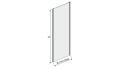Sanplast TX5b ścianka 80 cm SS0/TX5b-80 W0 sb 600-271-1310-38-401