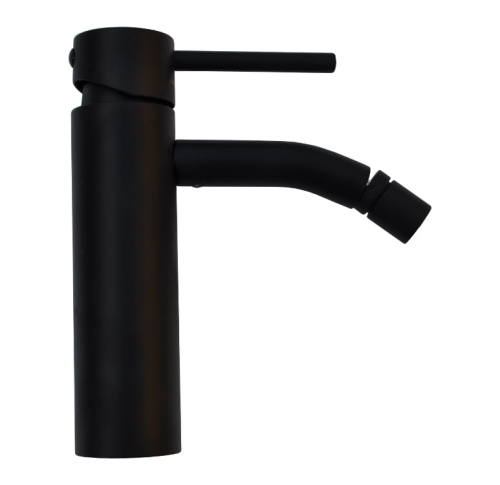 Paffoni Light black bateria bidetowa, bez korka, czarny mat LIG131NO