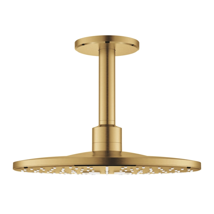 Grohe Rainshower SmartActive 310 deszczownica z przepustem stropowym 142 mm, 2 strumienie, brushed cool sunrise 26477GN0