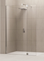 Novellini Giada H2 H+HA ścianka prysznicowa 67-68,5cm+37cm, profil chrom GIADAH70-1K+ GIADAHA37-1K