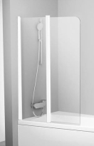 Ravak 10° parawan nawannowy 100x150cm 10CVS2-100 Lewy biały+transparent 7QLA0103Z1
