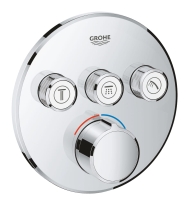 GROHE SmartControl bateria z mieszaczem do obsługii trzech odbiorników wody, chrom, element zewnętrzny 29146000