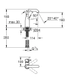 Grohe Essence New bateria umywalkowa, bez korka 23463001