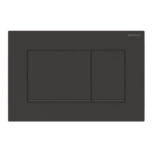 Geberit Sigma20 przycisk spłukujący, czarny mat/czarny/czarny mat 115.883.16.1