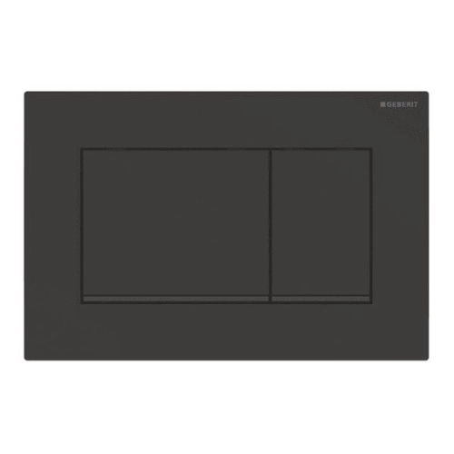 Geberit Sigma20 przycisk spłukujący, czarny mat/czarny/czarny mat 115.883.16.1