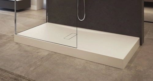 Novellini Custom brodzik prostokątny 120x70x12cm ze zintegrowaną obudową, beżowy CU1207011-11