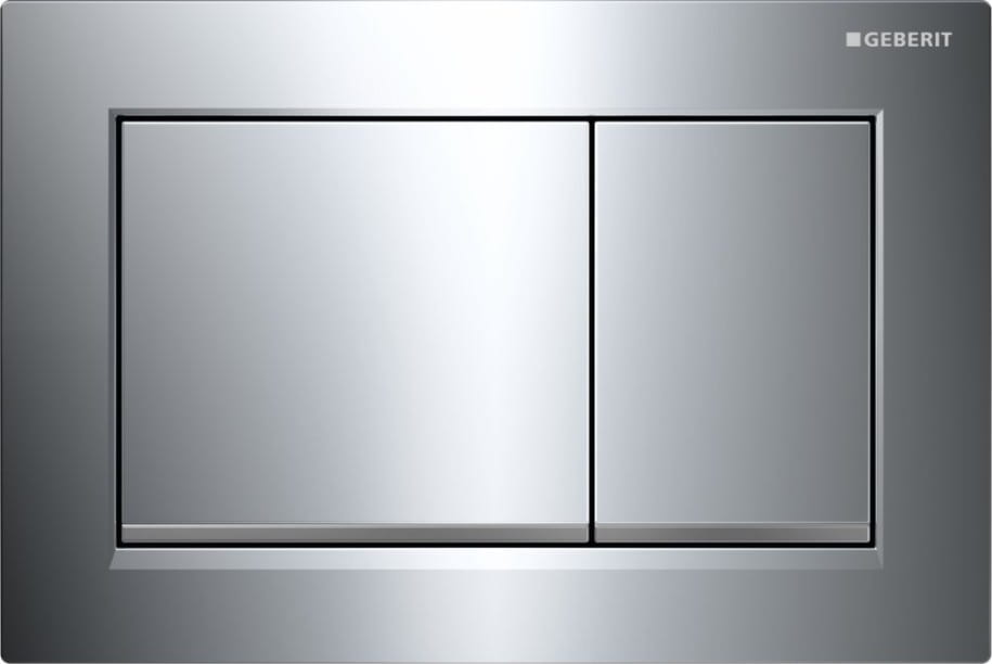 Geberit Omega 30 przycisk spłukujący chrom/chrom-mat/chrom 115.080.KH.1