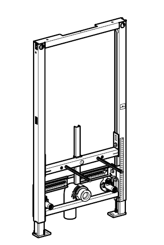 Geberit Duofix element montażowy do bidetu podwieszanego h-98 cm 111.535.00.1