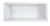 Sanplast Space Line wanna prostokątna WP/SPACE 75x170+SP 610-100-0160-01-000