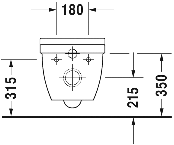 Duravit Starck 3 Rimless miska podwieszana 54x36cm z deską sedesową wolnoopadajacą 45270900A1