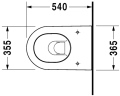 Duravit Darling New miska podwieszana 54x35,5cm 2545090000 