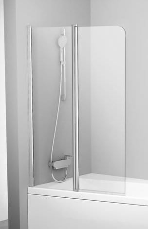 Ravak 10° parawan nawannowy 100x150cm 10CVS2-100 Lewy srebrny połysk+transparent 7QLA0C03Z1