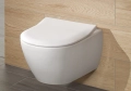 Villeroy&Boch Subway 2.0 DirectFlush miska podwieszana 56,5x37,5 cm z deską wolnoopadającą Slim Seat 5614R201