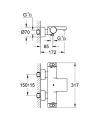 Grohe Grohtherm 2000 New bateria wannowa z termostatem 34174001