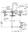 Grohe Essence New bateria umywalkowa 3-otw. rozmiar M 20296001