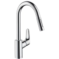 HansGrohe Focus bateria zlewozmywakowa z wyciąganą wylewką 31815000 