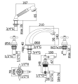 Paffoni Iris bateria wannowa IR044CR