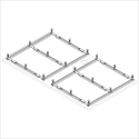 Sanplast stelaż do brodzików STS-084 194-E1424