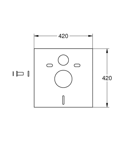 Grohe zestaw wyciszający 37131000