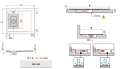 Novellini Novosolid brodzik kwadratowy 80x80x3,5cm, czarny mat NOS804-28