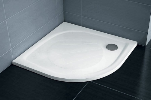 Ravak Elipso Pro brodzik półokrągły 80x80x1,5cm, promień 500 XA234401010 