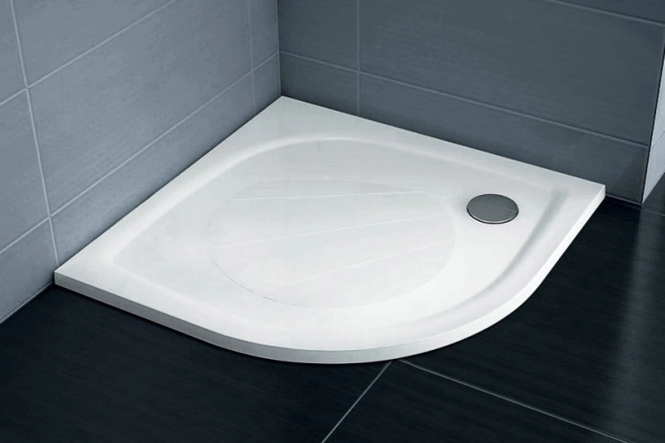 Ravak Elipso Pro brodzik półokrągły 80x80x1,5cm, promień 500 XA234401010 