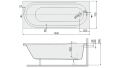 Sanplast Idea wanna prostokątna WP/IDEA+STW 70x160cm 610-180-0360-01-000
