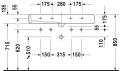 Duravit Vero umywalka 100x47cm 0454100024