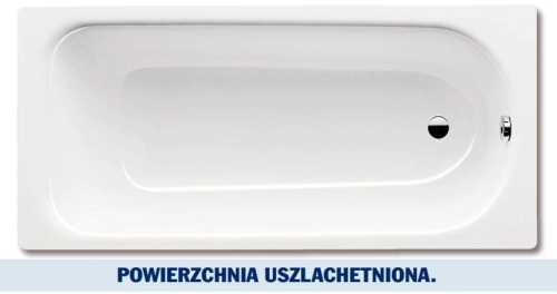 Kaldewei Saniform Plus wanna prostokątna 170x70cm z powłoką uszlachetnioną, model 363-1, biała 1118.0001.3001