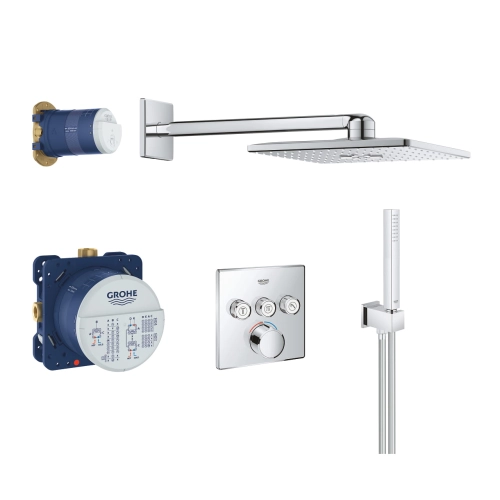 Grohe SmartControl Cube zestaw prysznicowy podtynkowy bez termostatu 34712000