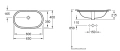 Villeroy&Boch O.Novo umywalka podblatowa 60x35cm CeramicPlus 416260R1