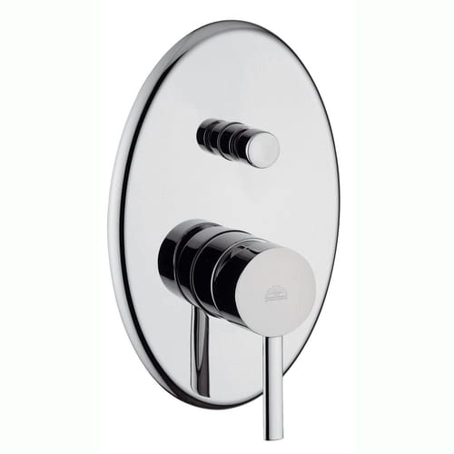 Paffoni Berry bateria wannowa podtynkowa, chrom BR015CR