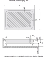Sanplast Classic brodzik prostokątny B/Cl 75x80x15+STB 615-010-0320-01-000 