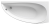 Ravak Avocado wanna asymetryczna 150x75cm, prawa CS01000000
