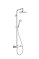 HansGrohe Croma Select E 180 2 jet komplet prysznicowy z termostatem 27256400