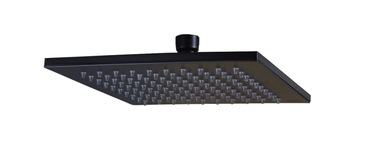 Paffoni Syncro Black deszczownica kwadratowa 20x20cm, czarny mat ZSOF075NO