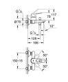  Grohe BauLoop bateria wannowa 23341000