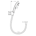 HansGrohe Bidette zestaw prysznicowy 32128000