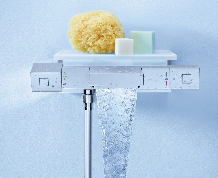 Grohe Grohtherm Cube bateria wannowa z termostatem 34502000 