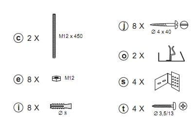 Ravak Avocado panelkit B28000000N