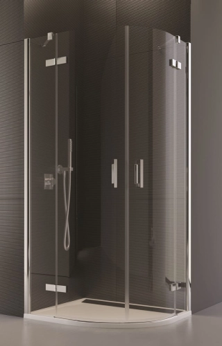 Sanswiss PUR PU4P kabina półokrągła 90x90cm, promień 550, szkło bezbarwne, profile chrom PU4P550901007