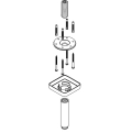 HansGrohe ramię prysznicowe sufitowe L-100 mm 27467000