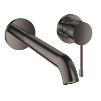 GROHE Essence L-size bateria umywalkowa podtynkowa element zewnętrzny 230 mm, grafitowy błyszczący - hard graphite 19967A01