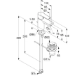 Kludi Zenta SL 75 bateria umywalkowa 482600565