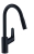 HansGrohe Focus bateria zlewozmywakowa z wyciąganą wylewką, czarny mat 31815670