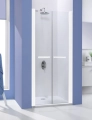 Sanplast Prestige III drzwi skrzydłowe 90cm(88,6-91,4cm), profil biały, szkło W0, DD/PRIII-90 600-073-0930-01-401