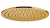 Paffoni Master King deszczownica okrągła 300mm, złota ZSOF079HG