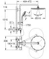 Grohe Euphoria System 310, system prysznicowy z termostatem, warm sanset 26075DA0