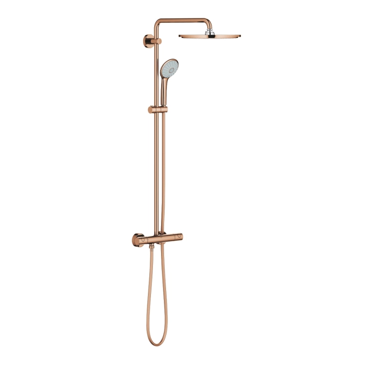Grohe Euphoria System 310, system prysznicowy z termostatem, warm sanset 26075DA0